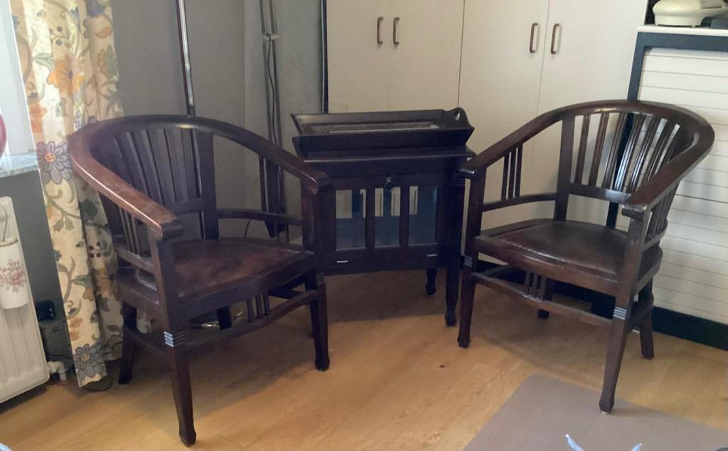 Stoelen, Comme neuf, Enlèvement, Bois, Koloniale stijl