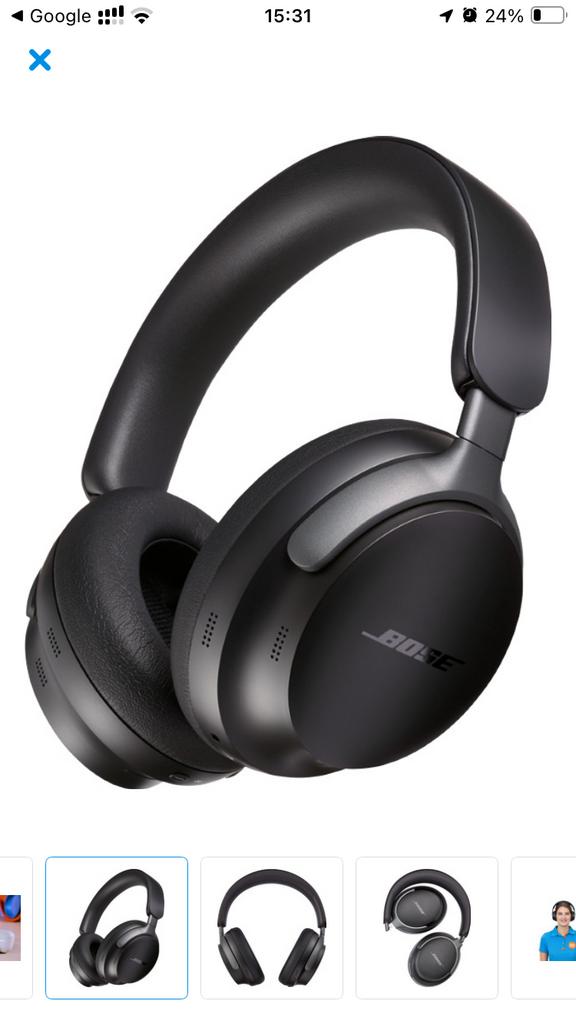 BOSE QuietComfort Ultra, Autres marques, Bluetooth, Circum-aural, Comme neuf