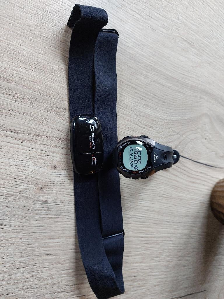 Sigma RC 1209 hartslagmeter zwart, Autres marques, Course à pied, Enlèvement, Utilisé