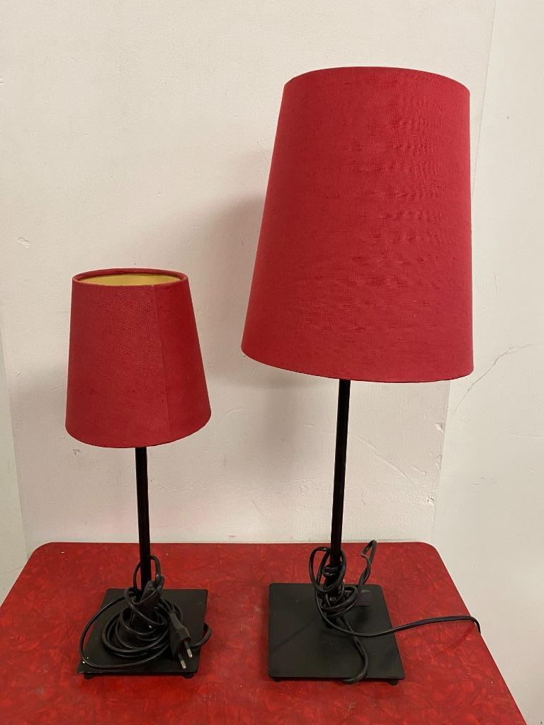 Lampes rouges Ikea, Maison & Meubles, Enlèvement, Utilisé