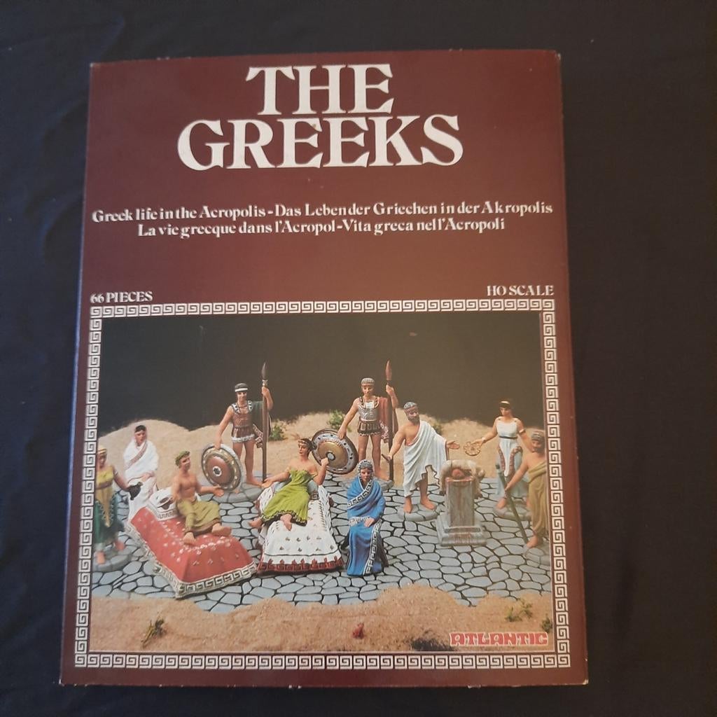 LES GRECS - échelle HO - FIGURINES par ATLANTIC * NEUF *, Enlèvement, Neuf, 1:50 à 1:144