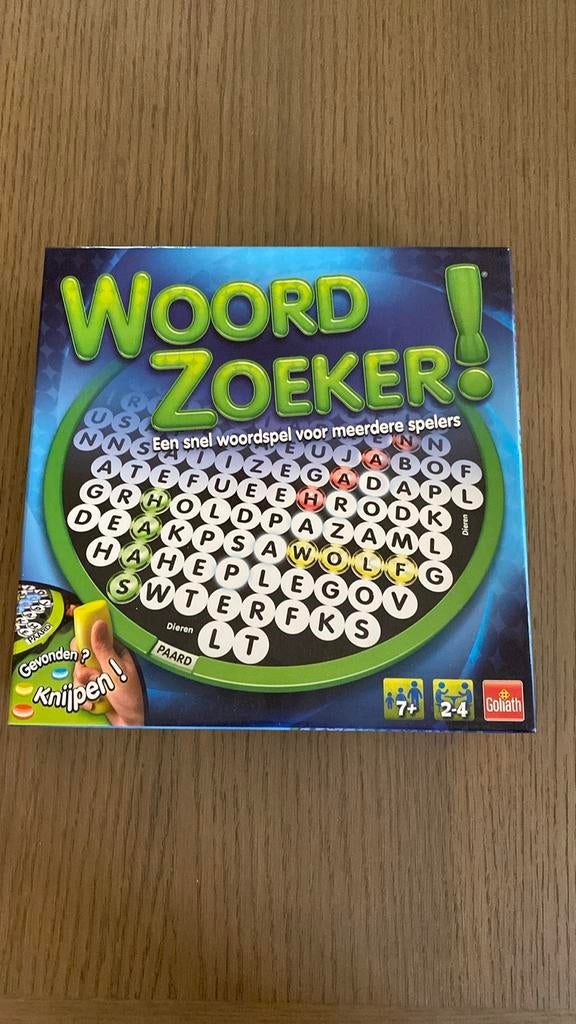 Woordzoeker Gezelschapsspel, Hobby en Vrije tijd, Een of twee spelers, Ophalen of Verzenden, Zo goed als nieuw, Goliath
