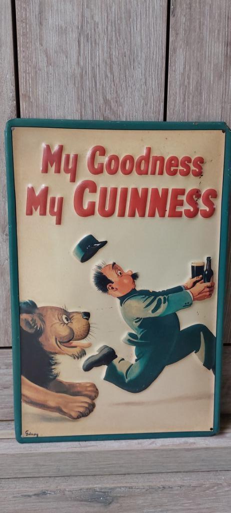 Prachtig reclamebord Guinness, Verzamelen, Merken en Reclamevoorwerpen, Ophalen of Verzenden, Nieuw, Reclamebord