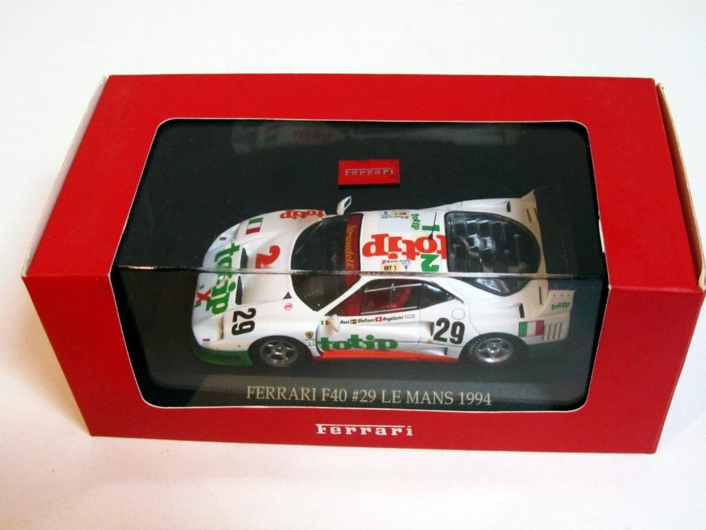 Ferrari F40 #29 Le Mans 1994 Hot Wheels / IXO FER010 (1/43), Ophalen of Verzenden, Nieuw, Auto, Overige merken