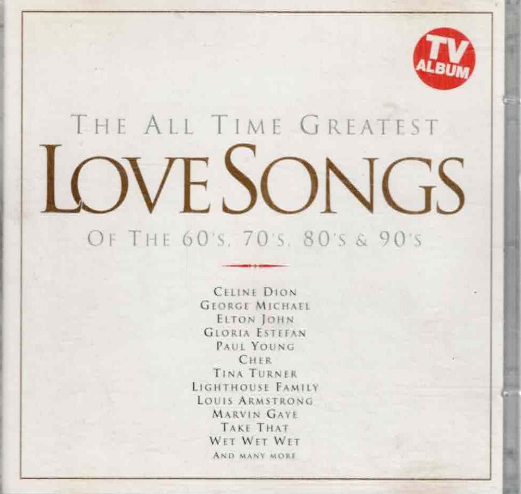 2 x cd  -  Love Songs Of The 60's, 70's, 80's & 90's, Ophalen of Verzenden