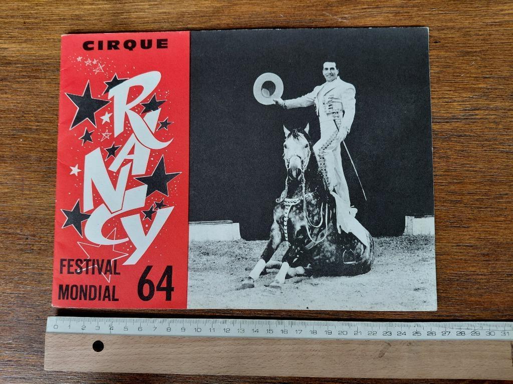 Circus Rancy programma 1964, Boeken, Folder, Anoniem, Ophalen of Verzenden, Zo goed als nieuw