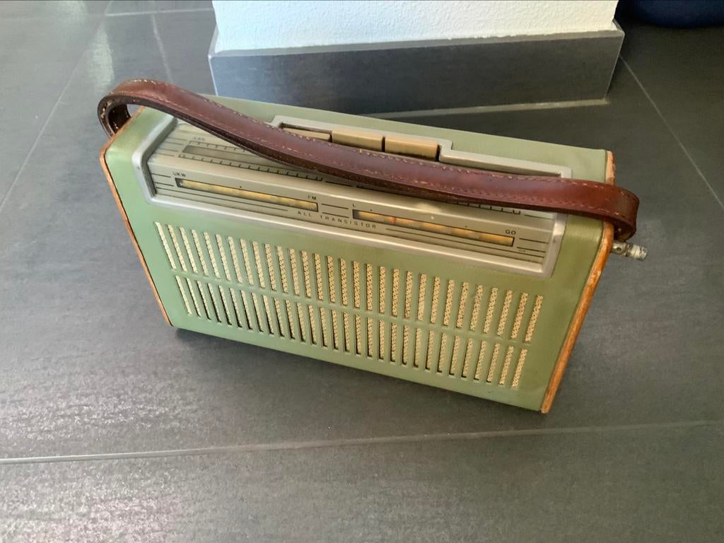 Vintage CBR P27 draagbare radio 1960, Ophalen of Verzenden, Gebruikt, Radio