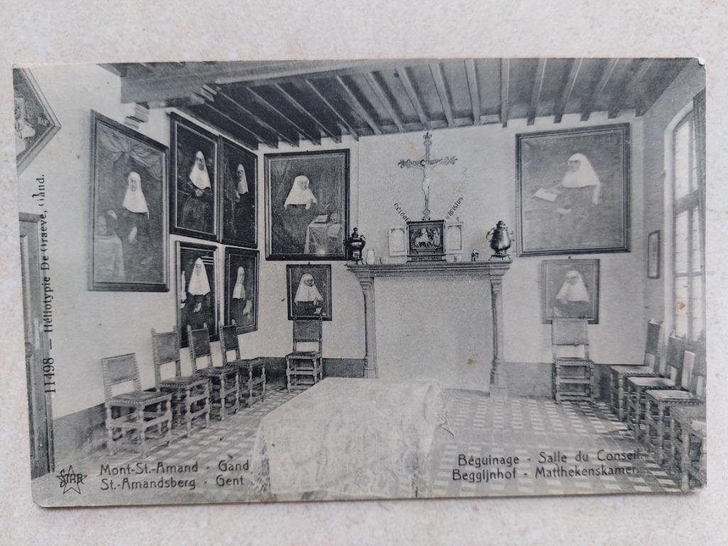 oude postkaart Sint-Amandsberg, Envoi