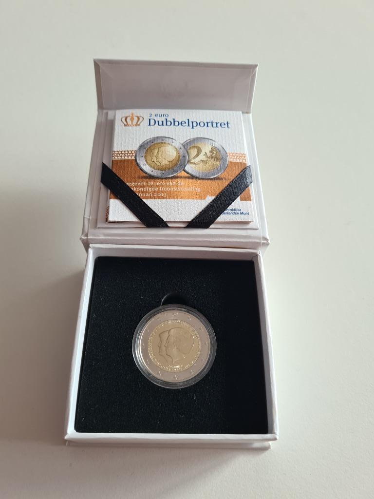 Pays-Bas 2013 Coffret BE 2 euro ’Double Portrait’, Monnaie en vrac, 2 euros, Naissance ou Mariage, Autres pays