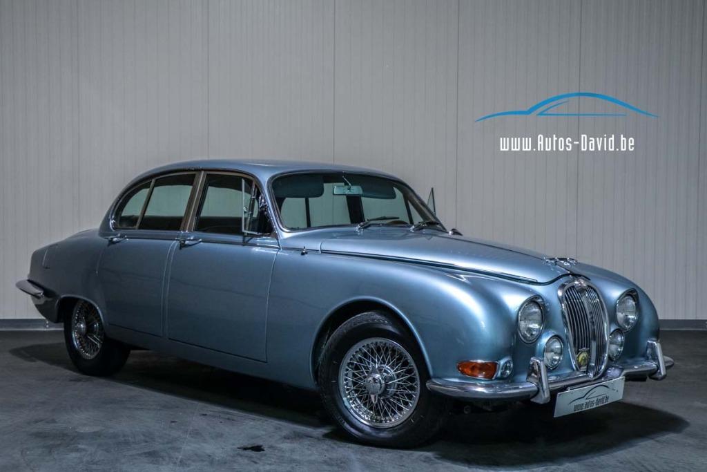 Jaguar mk 2 S 3.8 Saloon / OLDTIMER / LEDER / MISTLAMPEN !, Auto's, 4 deurs, Achterwielaandrijving, Radio, Blauw