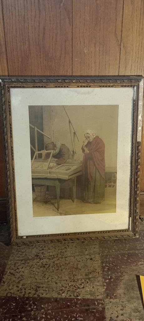 Gravure ancienne "Presbyte ou Myope", 46x55, n5, Enlèvement ou Envoi