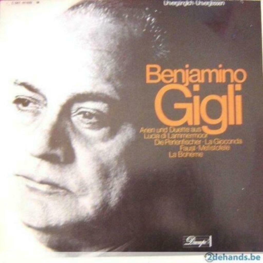 LP Benjamino Gigli: Arien Und Duette Aus Lucia Di Lammermoor, Enlèvement ou Envoi, 12 pouces, Opéra ou Opérette