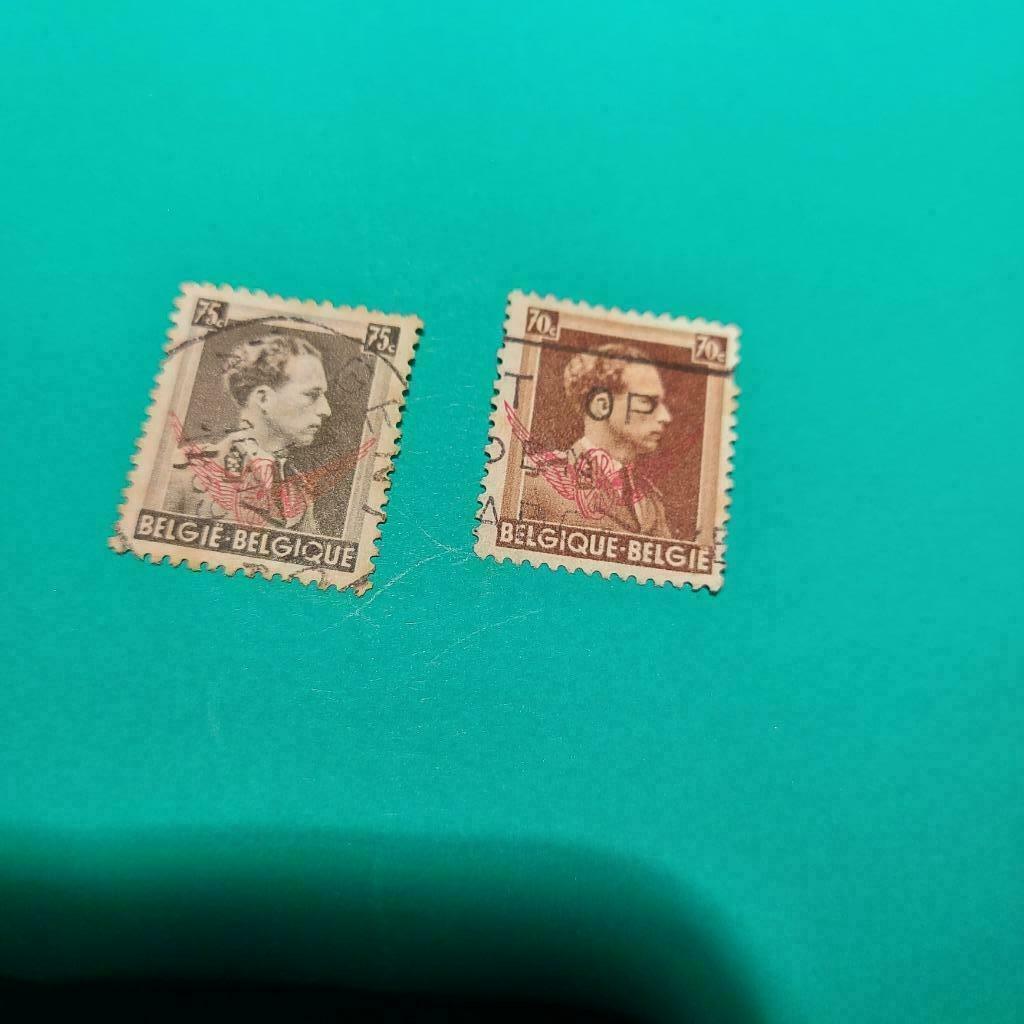 postzegels België dienstzegel gestempeld uit reeks S20/25, Ophalen of Verzenden, Zonder envelop, Gestempeld, Gestempeld
