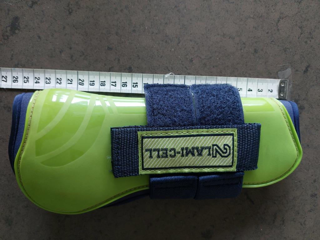 Prijsdaling Lami-Cell groene set pees- & kootbeschermers, Dieren en Toebehoren, Paarden en Pony's | Beschermers, Gebruikt, Ophalen of Verzenden