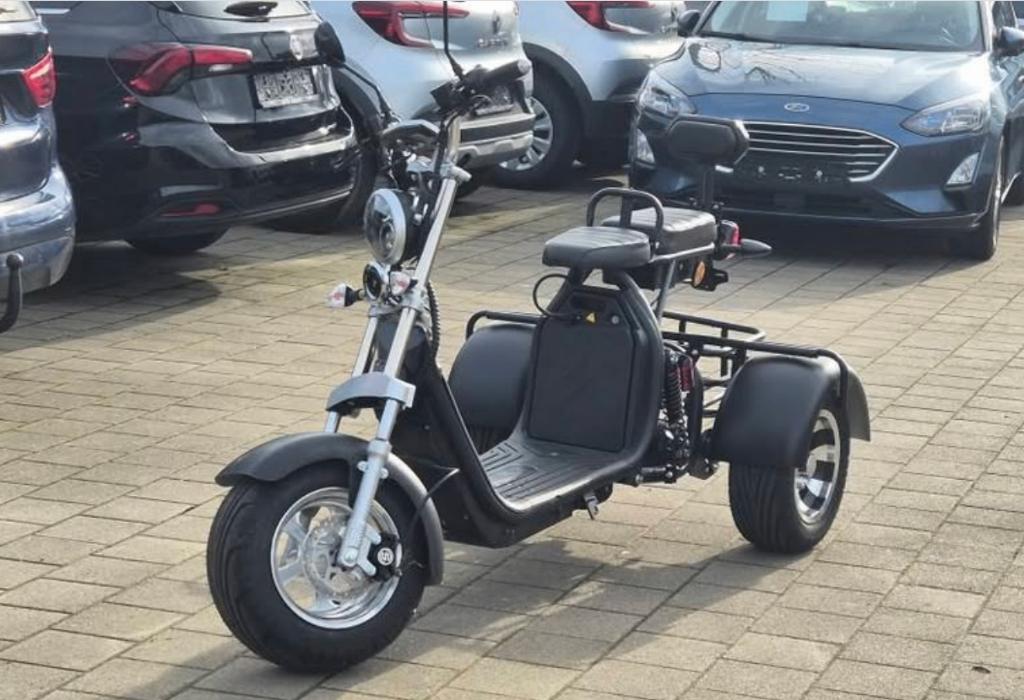 shansu CP elektrische scooter met 3 wielen, Motoren, Ophalen, 11 kW of minder