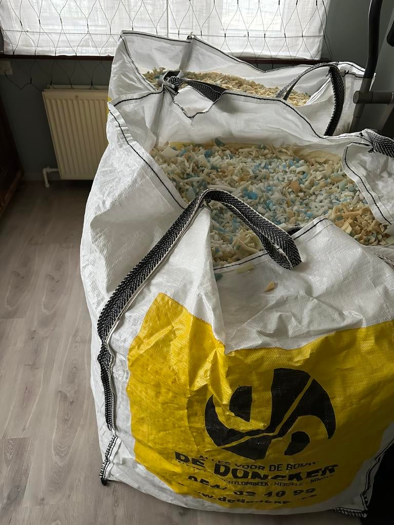 Vulling zitzak - gratis, Huis en Inrichting, Ophalen, Zo goed als nieuw, Zitzak