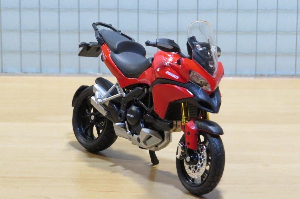 Ducati Multistrada 1200S red 1:18 Blister, Ophalen of Verzenden, Nieuw, Motor, Maisto