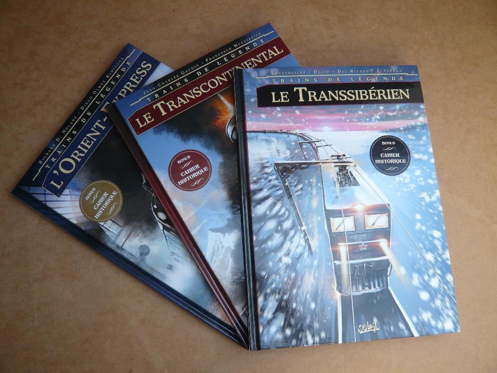 TRAINS DE LEGENDE tomes 1 à 3 (EO état neuf) de NOLANE, Livres, BD, Comme neuf, Série complète ou Série, Enlèvement ou Envoi