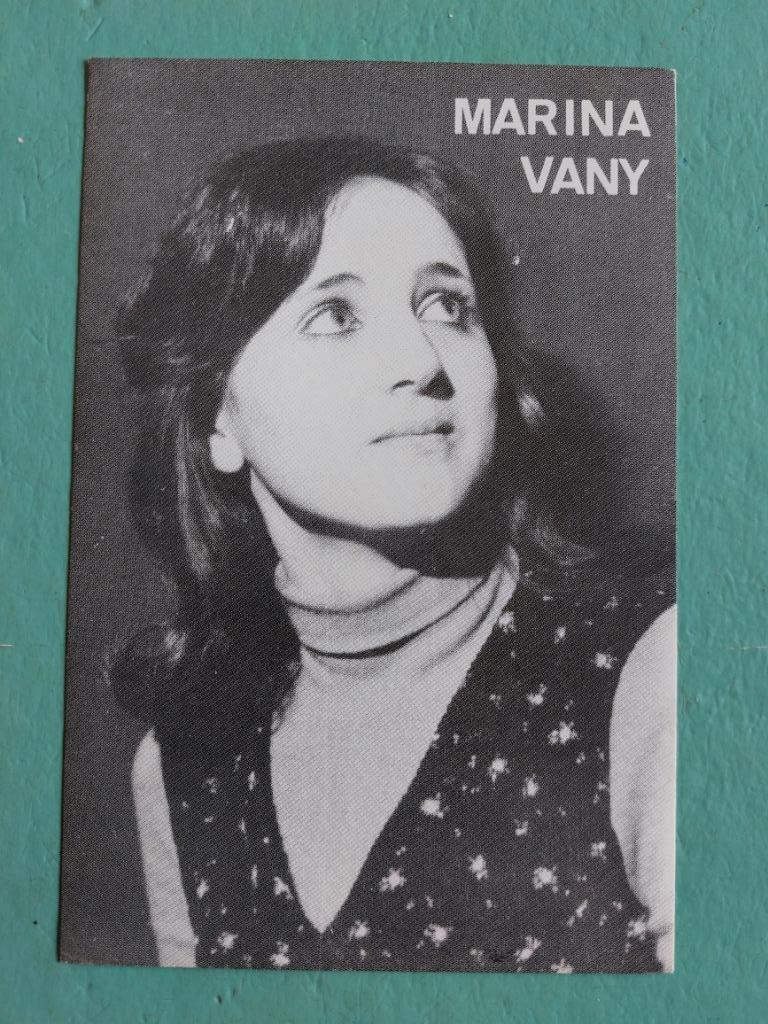 fotokaart zangeres Marina Vany, Verzamelen, Verzenden