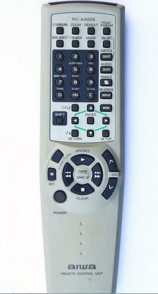 Afstandsbediening Aiwa rc-aas05, Ophalen of Verzenden, Zo goed als nieuw, Origineel, Dvd
