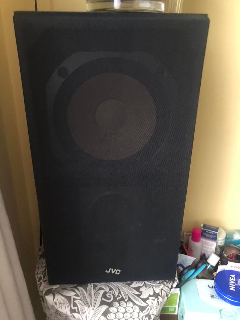JVC S-P33 BE haut parleur 50W /100W, TV, Hi-fi & Vidéo, Enceintes, Moins de 60 watts, JVC, Enlèvement, Utilisé