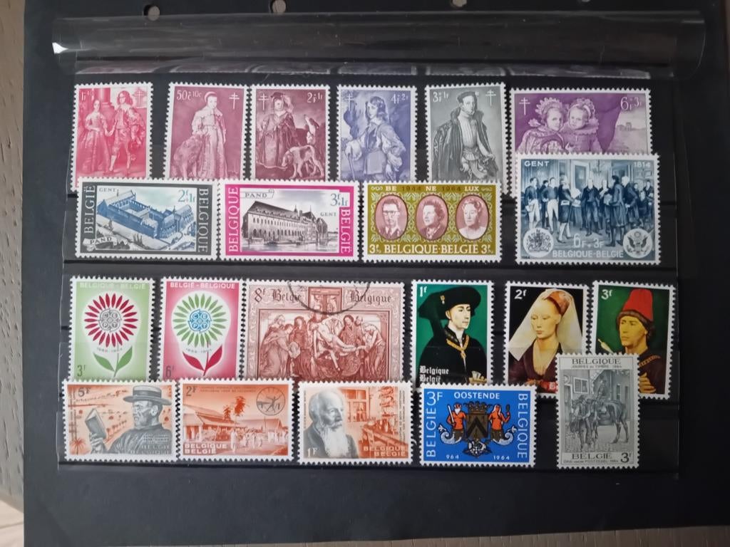 Timbres de Belgique année 1964 - lot 361B, Enlèvement ou Envoi, Oblitéré