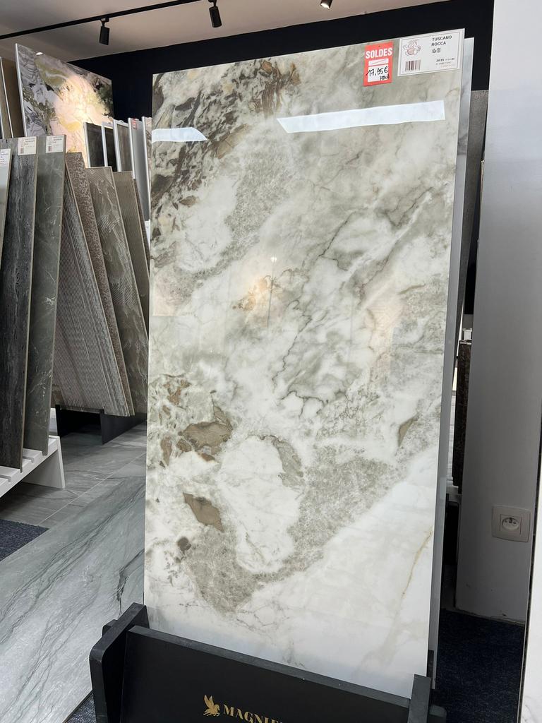 🚨Carrelage 60x120 marbré Poli rectifié 1er choix PROMOS ❗️, Neuf