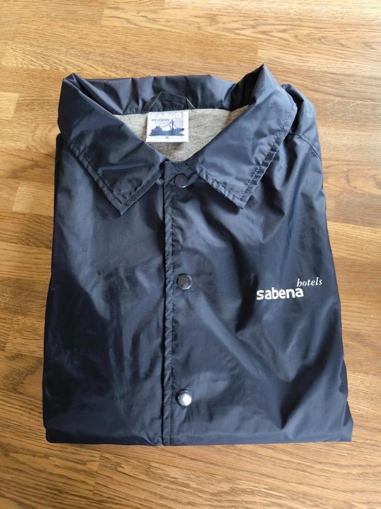 Veste de pluie SABENA Hotels Windbreaker 1980-1990, Collections, Enlèvement