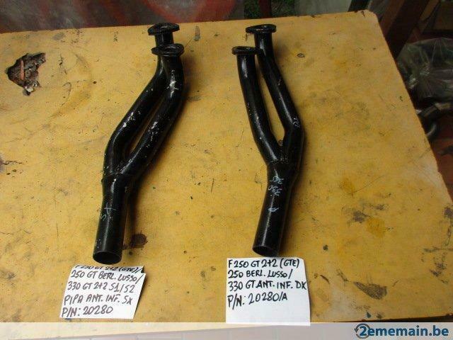 Ferrari 250 gt en 330 gt 2 + 2 onderste uitlaatpijpen, Ophalen of Verzenden, Gebruikt, Ferrari