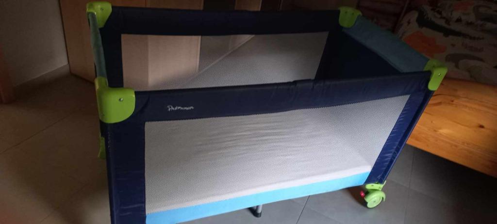 LIT D'APPOINT bébé + matelas, Matelas, Moins de 70 cm, Comme neuf, Enlèvement