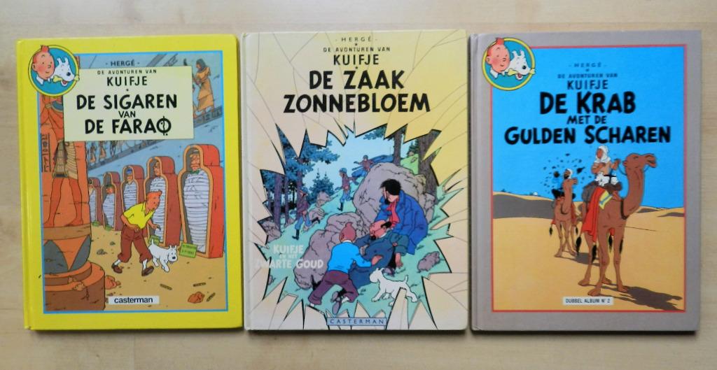 Kuifje dubbelalbums, Ophalen of Verzenden, Kuifje, Gebruikt