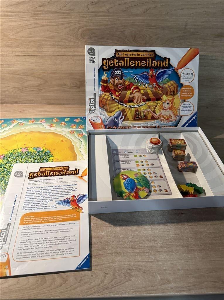 Tiptoi het mysterie van getalleneiland - s6709, Hobby & Loisirs créatifs, Envoi, Comme neuf