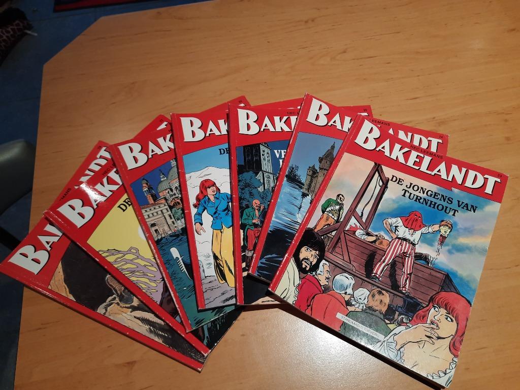 Strips Bakelandt, Hec Leemans, Meerdere stripboeken, Ophalen, Gelezen