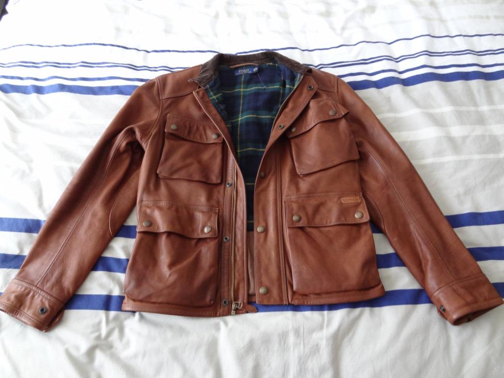 Lederen vest Polo Ralph Lauren, Kleding | Heren, Truien en Vesten, Bruin, Maat 48/50 (M), Nieuw, Ophalen of Verzenden