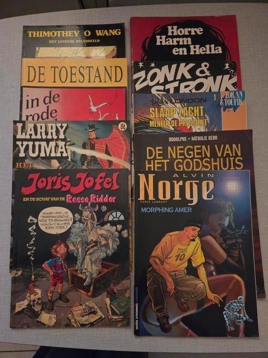 10 x 1ste druk, Boeken, Stripverhalen, Zo goed als nieuw, Ophalen of Verzenden