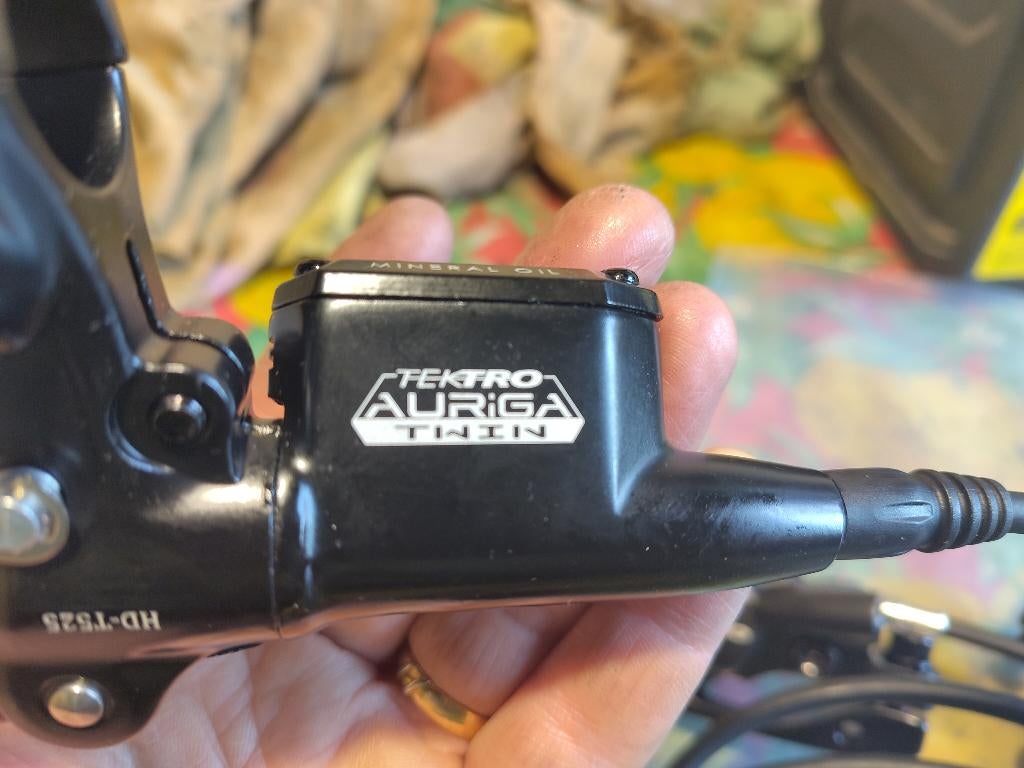 hydraulische schijfremset Tektro Auriga Twin HD-T525, Fietsen en Brommers, Ophalen, Zo goed als nieuw, Overige typen