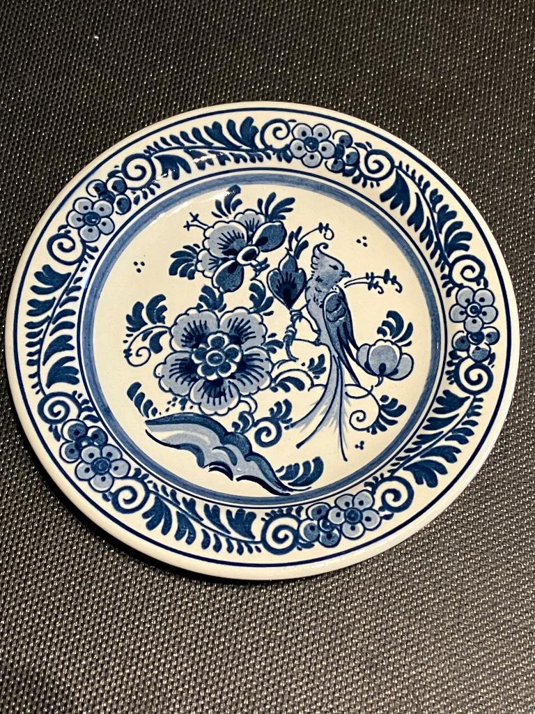 Royal Goedewaagen - Delfts Blauw wandbord vogel, Ophalen