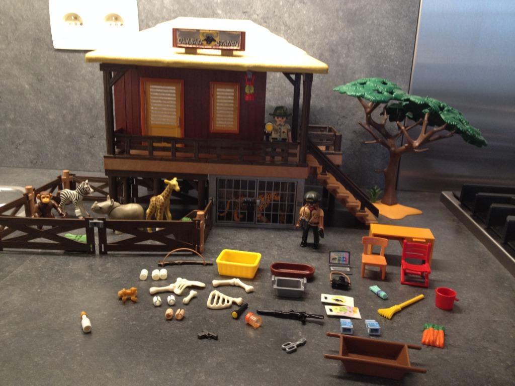 Playmobil safari oambati station 4826, Ophalen of Verzenden, Zo goed als nieuw, Complete set
