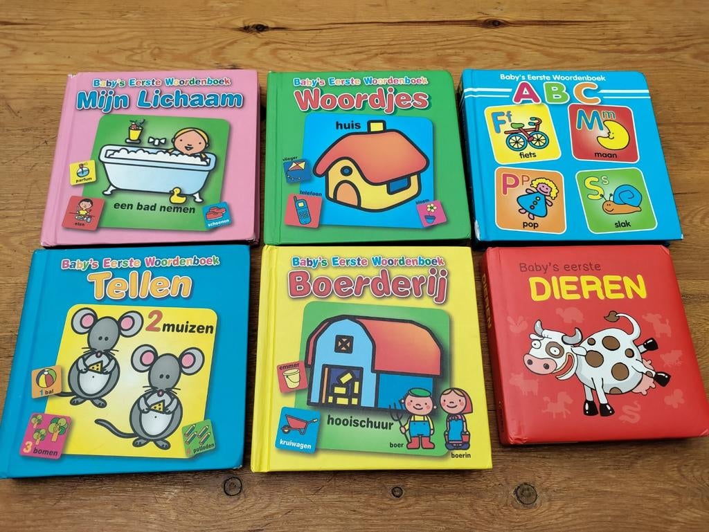 Baby/Kinder boekjes, baby's eerste woordenboek, Enlèvement, Utilisé
