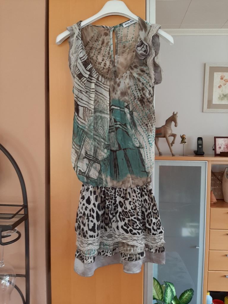 Robe d'été taille S - Valentina, Kleding | Dames, Valentina, Ophalen of Verzenden, Zo goed als nieuw, Knielengte