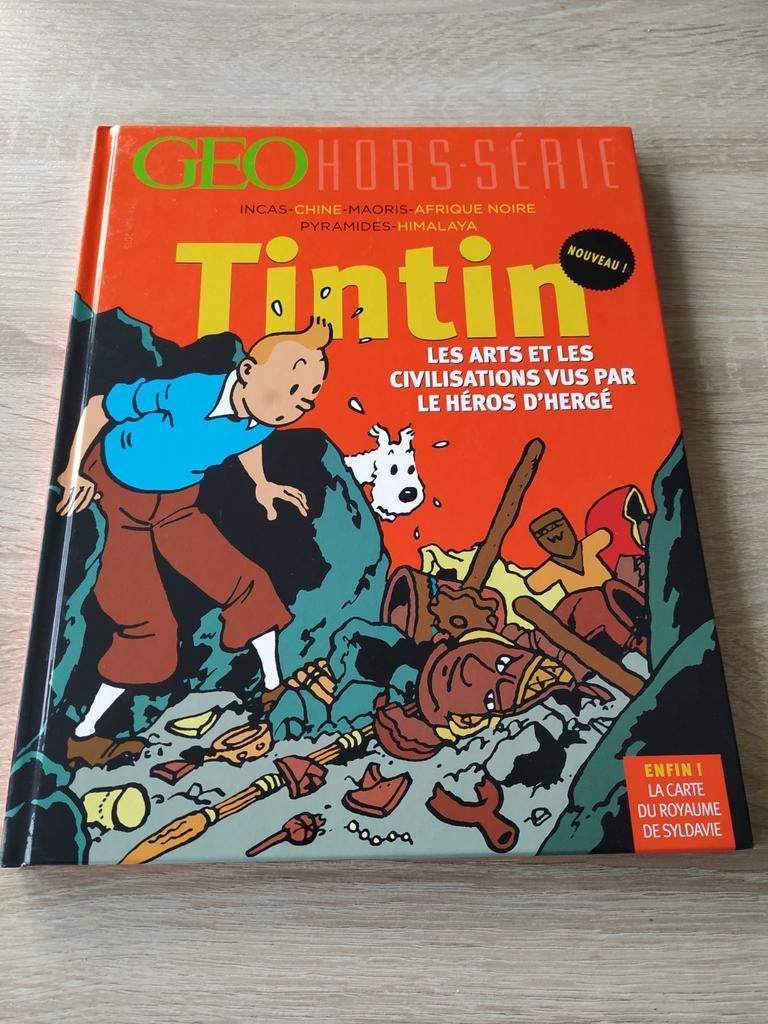Geo hors série Tintin les arts civilisations Hergé, Enlèvement ou Envoi, Une BD, Comme neuf, Hergé