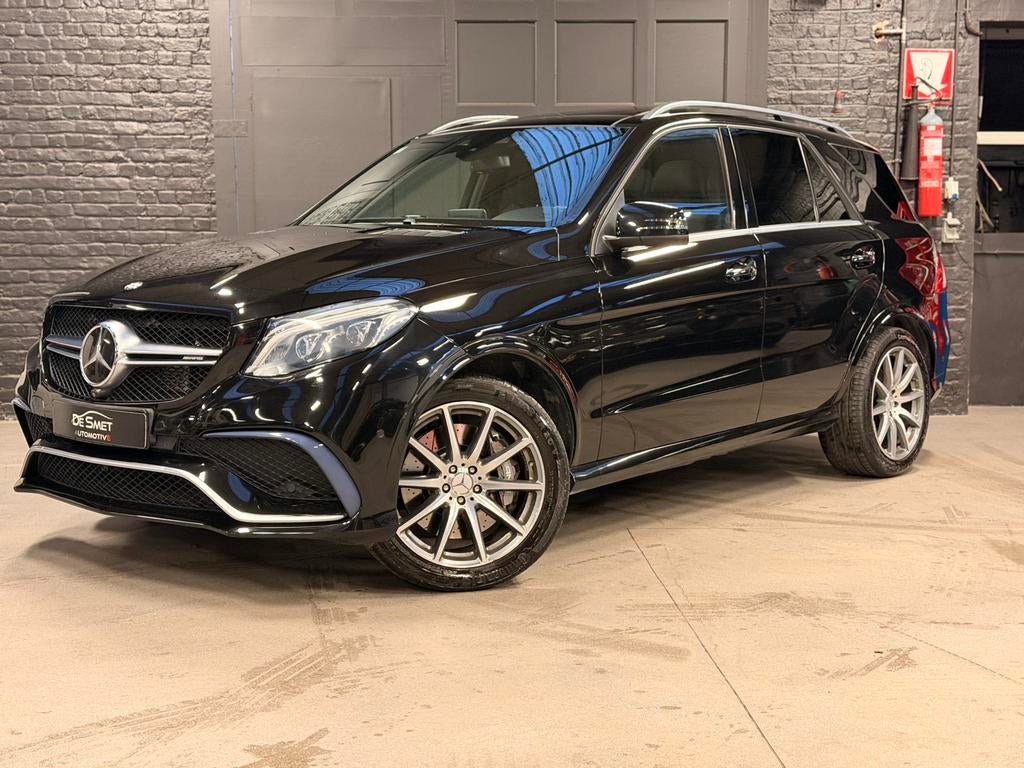 Mercedes GLE63 Amg #licht vracht #btw wagen, Auto's, Mercedes-Benz, Automaat, 5461 cc, 276 g/km, Zwart