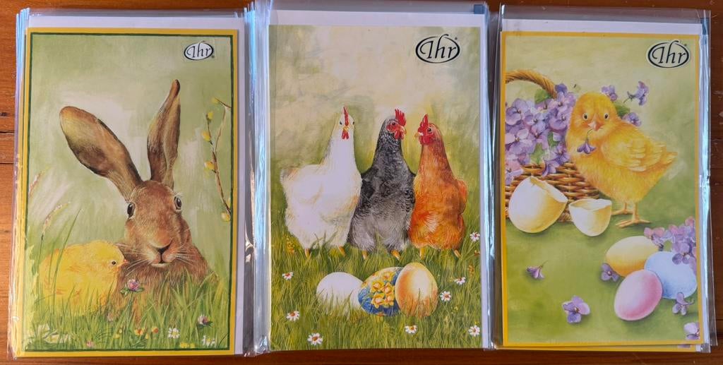 Set van 20 wenskaarten IHR voor Pasen, Ophalen of Verzenden, Nieuw