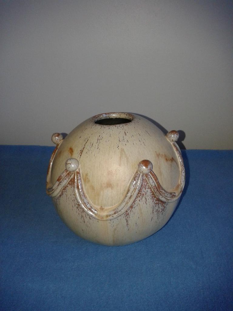 vase en céramique vintage (fait main, Enlèvement ou Envoi