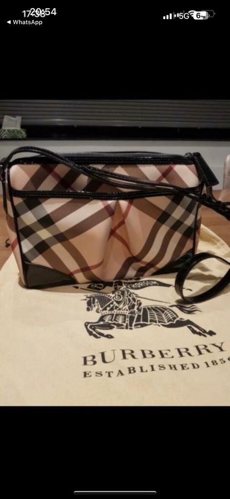 Sac Burberry, Enlèvement, Utilisé, Noir, Sac à bandoulière