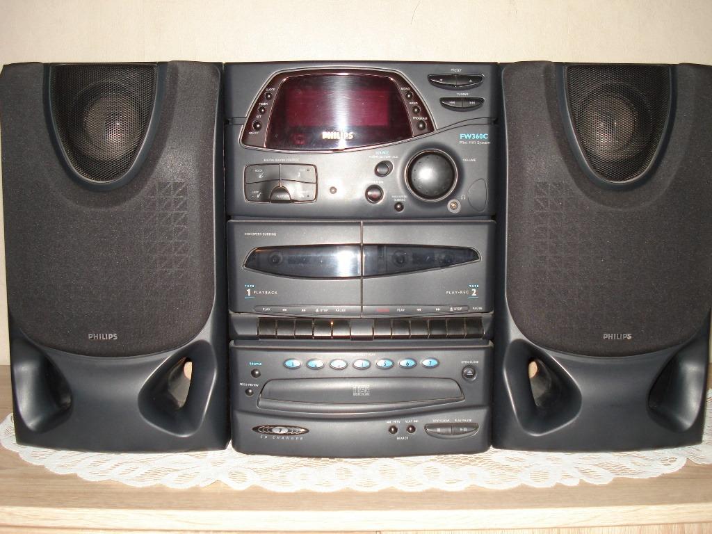 Radio Philips modèle FW360C / 22, TV, Hi-fi & Vidéo, Chaîne Hi-fi, Utilisé, Tuner ou Radio, Haut-parleurs, Philips, Enlèvement