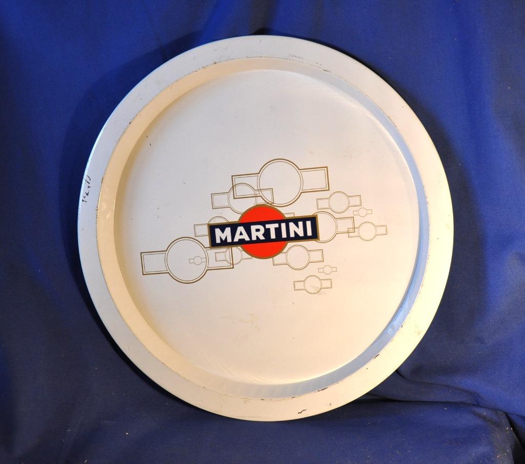 plateau de brasserie en metal publicité martini, Verzamelen, Ophalen of Verzenden, Gebruikt, Overige typen