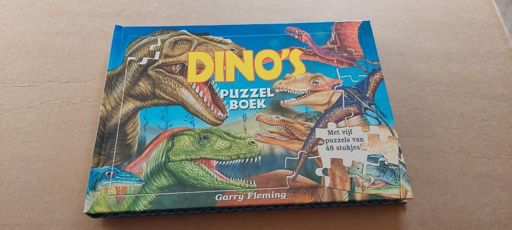Dino's puzzelboek - 5 puzzels - Nieuw, Enlèvement ou Envoi