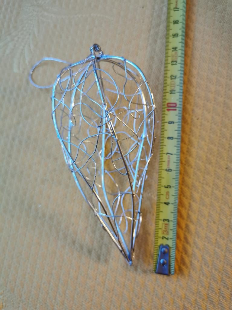 Metalen hanger voor in de kerstboom, kerstbal., Ophalen of Verzenden, Zo goed als nieuw