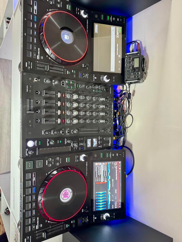 Te koop: Denon DJ set – 2 SC6000 + X1850 Prime, Ophalen, Zo goed als nieuw, Denon